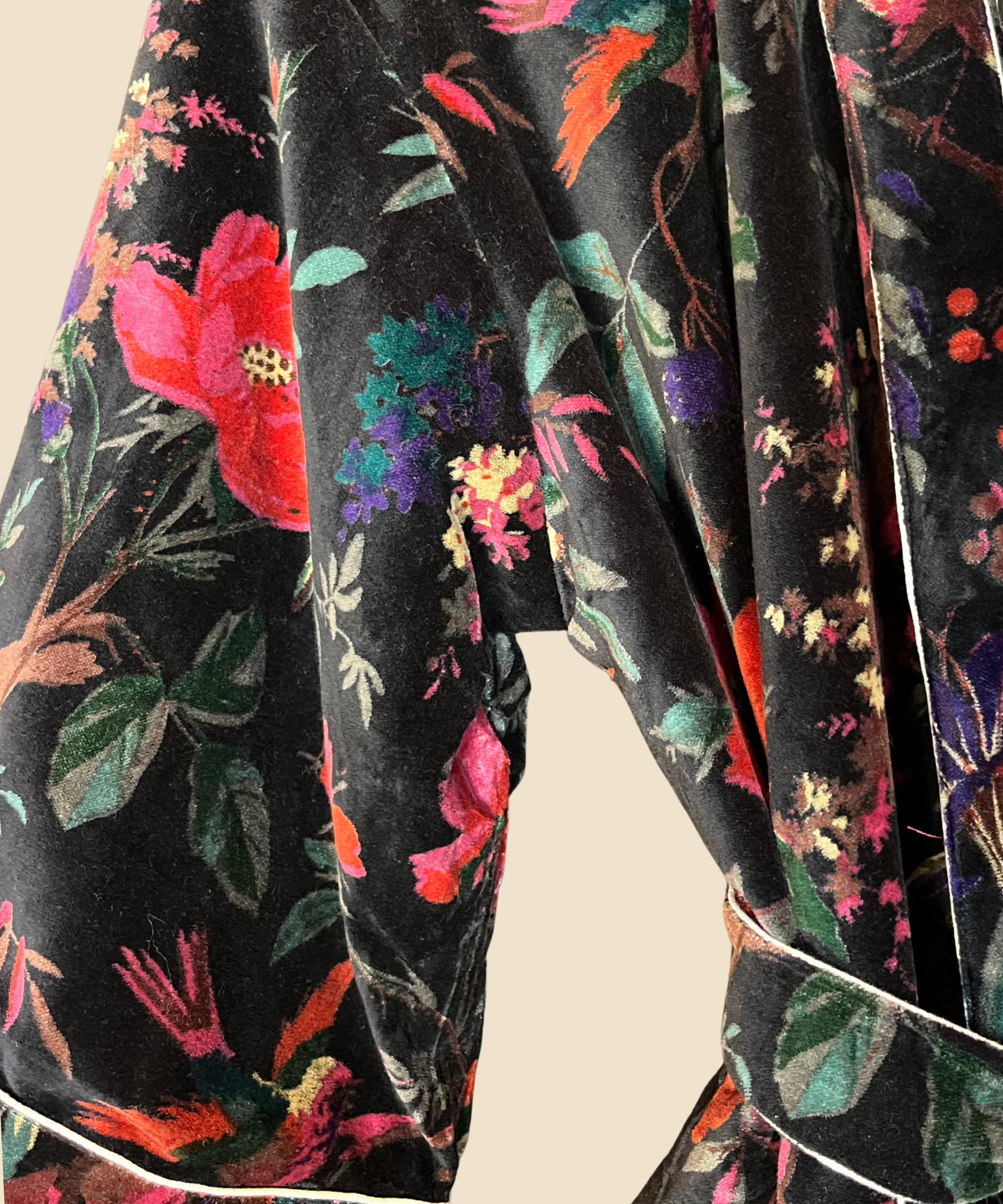 Blackbird Velvet Bathrobe