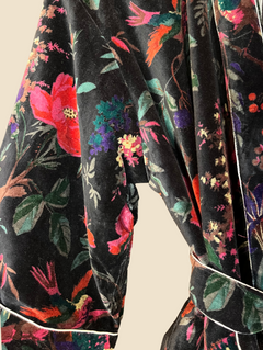Blackbird Velvet Bathrobe